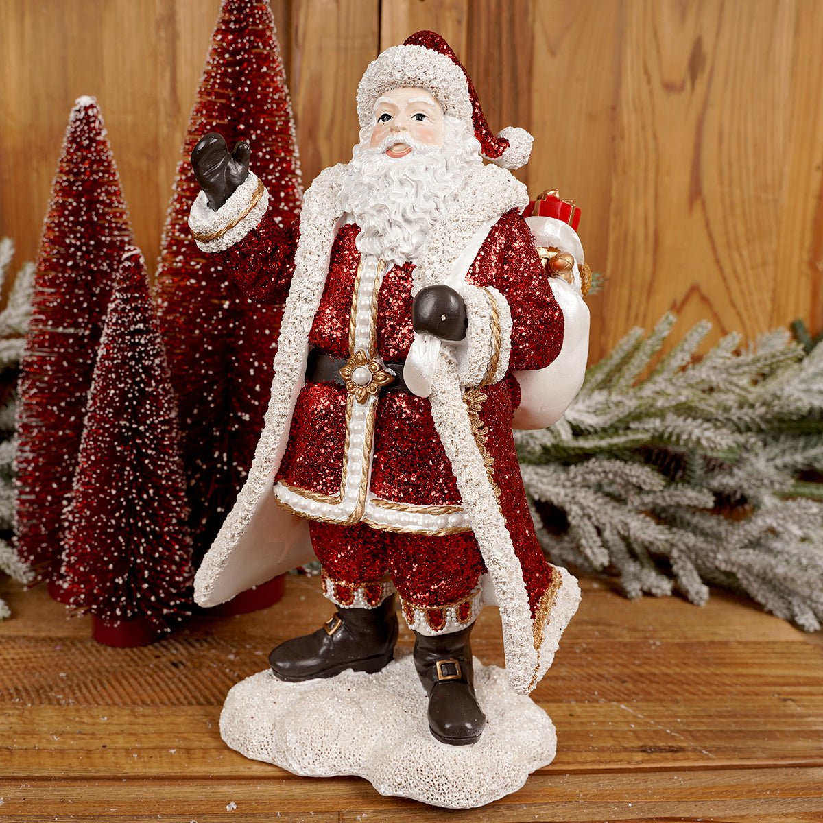 13Inch Red Santa - Christmas Place