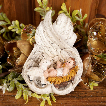 Baby Jesus In Wings Ornament - Christmas Place
