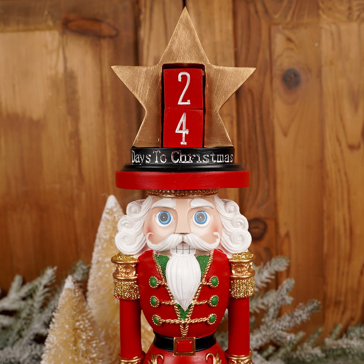 Red Green Nutcracker Advent Calendar - Christmas Place