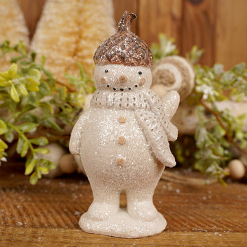 Snowman With Acorn Hat