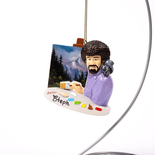 Bob Ross Painting Ornament