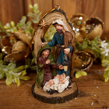 4Inch Holy Family Ornament - Christmas Place