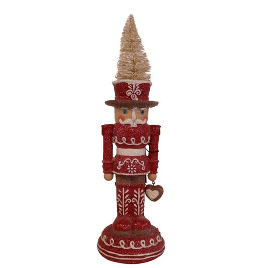 Red White Gingerbread Nutcracker