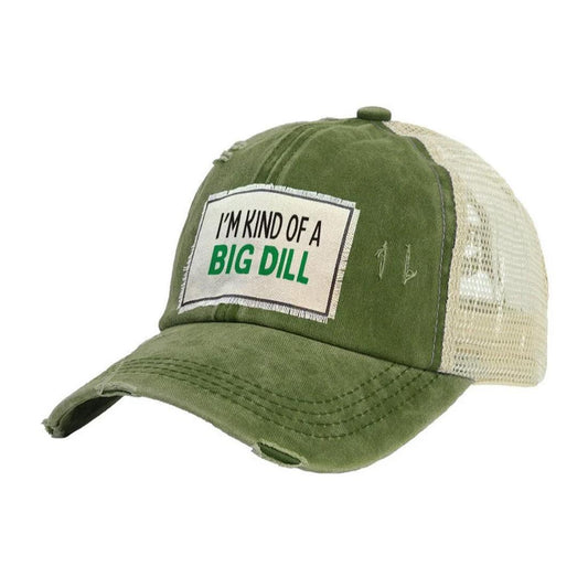 Ima A Big Dill Distressed Cap