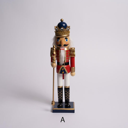 15" King and Soldier Nutcrackers
