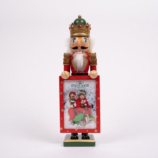 15 Inch King Nutcracker With Frame