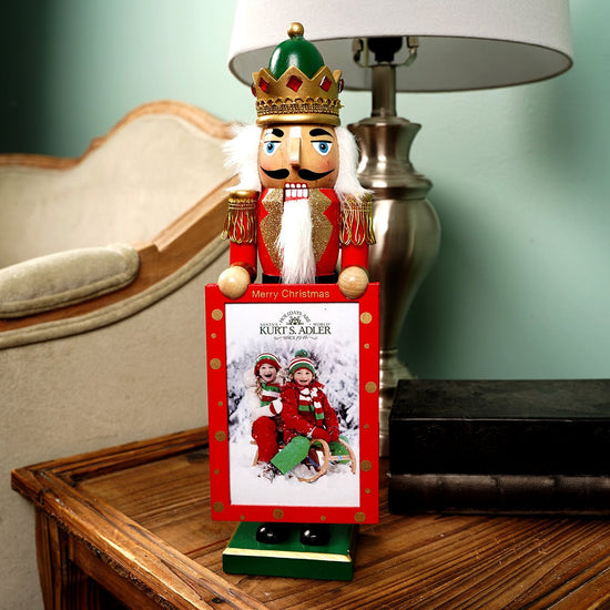 15 Inch King Nutcracker With Frame - Christmas Place