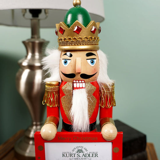 15 Inch King Nutcracker With Frame - Christmas Place