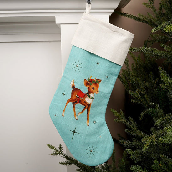 20Inch Reindeer Stocking - Christmas Place