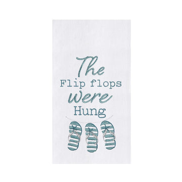 Flip Flops Were Hung Towel