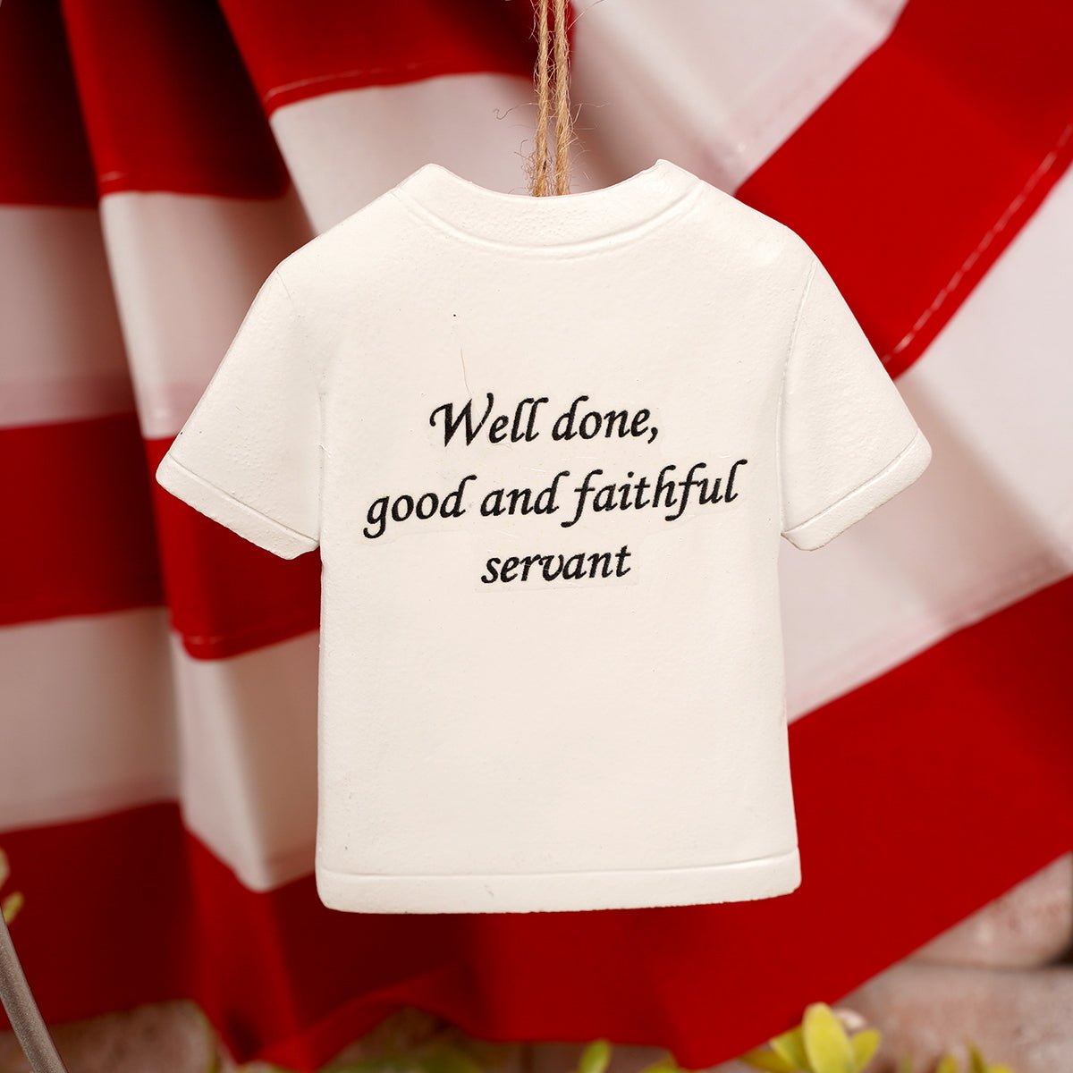 Freedom Good Faithful Servant Christmas Ornament - Christmas Place