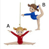 Gymnast Girl Ornament - Christmas Place