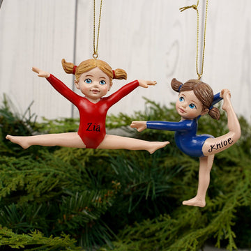 Gymnast Girl Ornament - Christmas Place