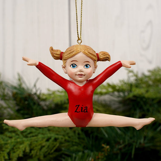 Gymnast Girl Ornament - Christmas Place