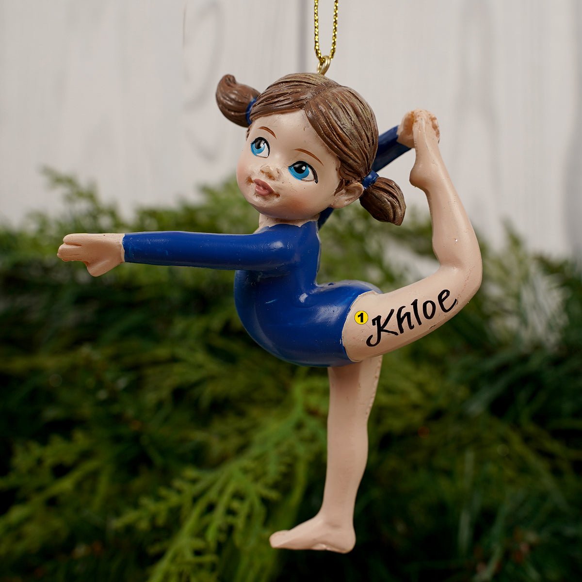 Gymnast Girl Ornament - Christmas Place