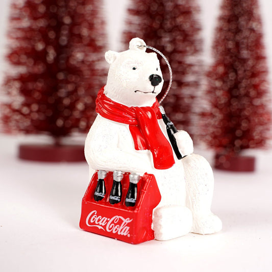 Coca Cola Polar Bear Ornament - Christmas Place