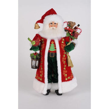 Lighted O Tannebaum Santa