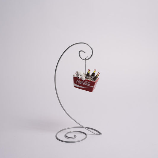 Coca-Cola Polar Bear Cub in Cooler Ornament