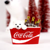 Coca - Cola Polar Bear Cub in Cooler Ornament - Christmas Place