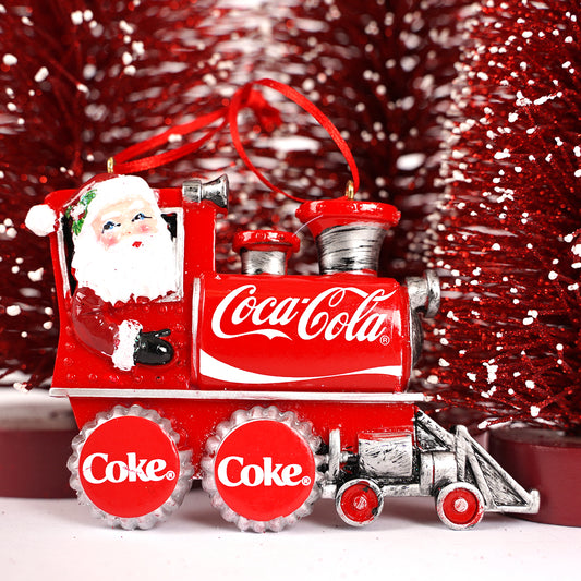 Coca-Cola Santa Train Ornament