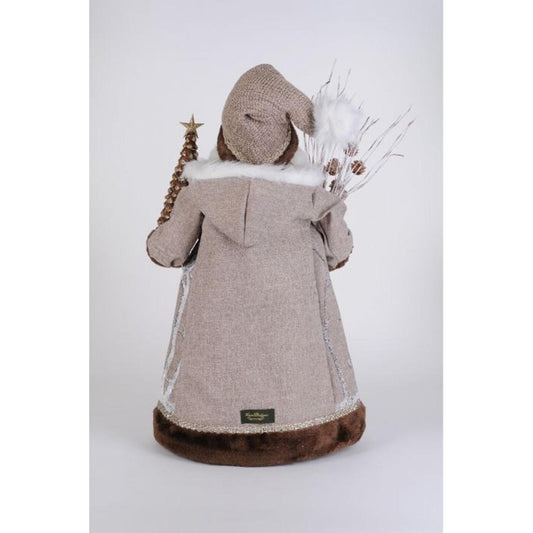 Lighted Winter Woods Santa