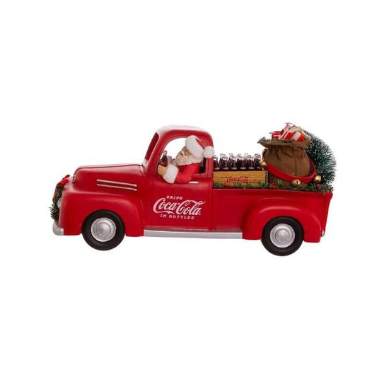 Santa in Pickup Truck