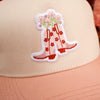 Pink Boots Canvas Hat
