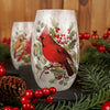 Cardinal Christmas Small Vase