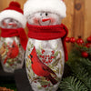 9IN CARDINAL CHRISTMAS SNOWMAN HAT/2