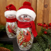 9IN CARDINAL CHRISTMAS SNOWMAN HAT/2