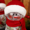 9IN CARDINAL CHRISTMAS SNOWMAN HAT/2