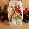 Cardinal Christmas Medium Vase - Christmas Place