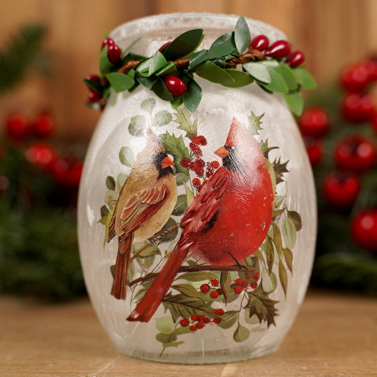 Cardinal Christmas Small Jar - Christmas Place