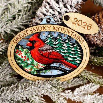 GSM Cardinal Ornament - Christmas Place