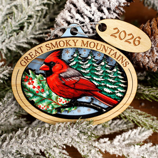 GSM Cardinal Ornament - Christmas Place