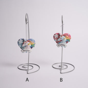 Unicorn Heart Ornament