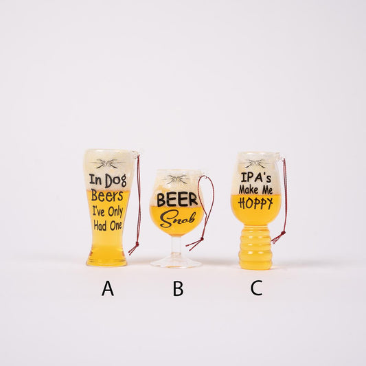 Beer Glass Ornament