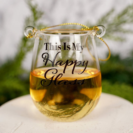 Stemless Wine Glass - Christmas Place