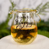 Stemless Wine Glass - Christmas Place