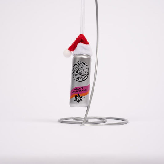 White Claus Seltzer With Santa Hat