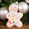 Pink Gingerbread Man Ornament - Christmas Place