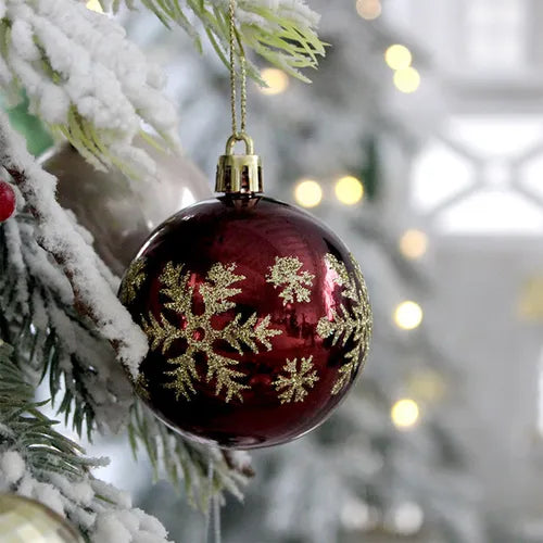 Glass Gold Tree Ornament