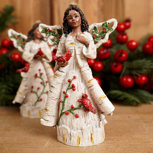 African American Birch Berry Angel - Christmas Place
