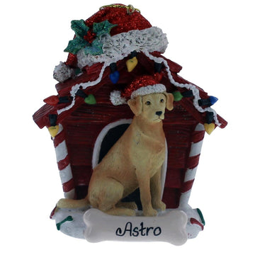 Yellow Labrador Retriever Doghouse