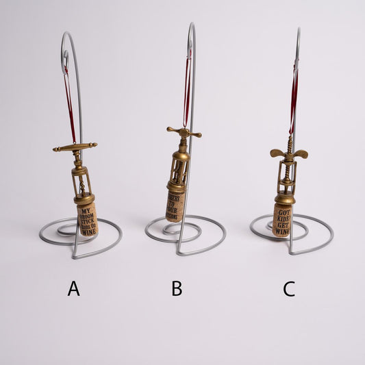 Wine Cork Sentiment Ornament