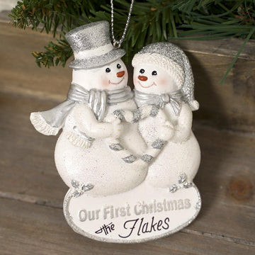 OUR FIRST CHRISTMAS SNOWMAN COUPLE - Christmas Place
