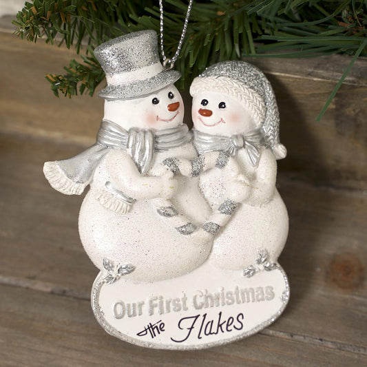 Our First Christmas Snowman Couple