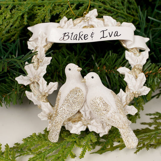 Dove Wreath Ornament - Christmas Place