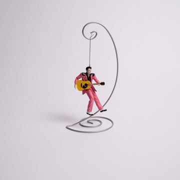 Elvis In Pink Suit Ornament