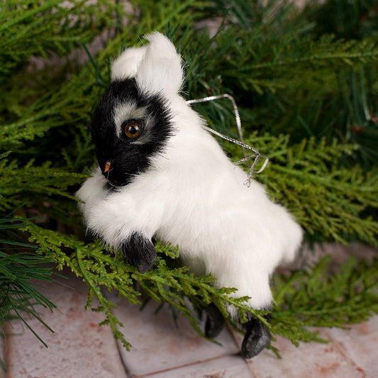Furry Baby Goat Ornaments - Christmas Place